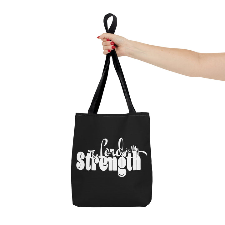 Canvas Tote Bag the Lord is my Strength Print - Bags | Canvas Tote Bags