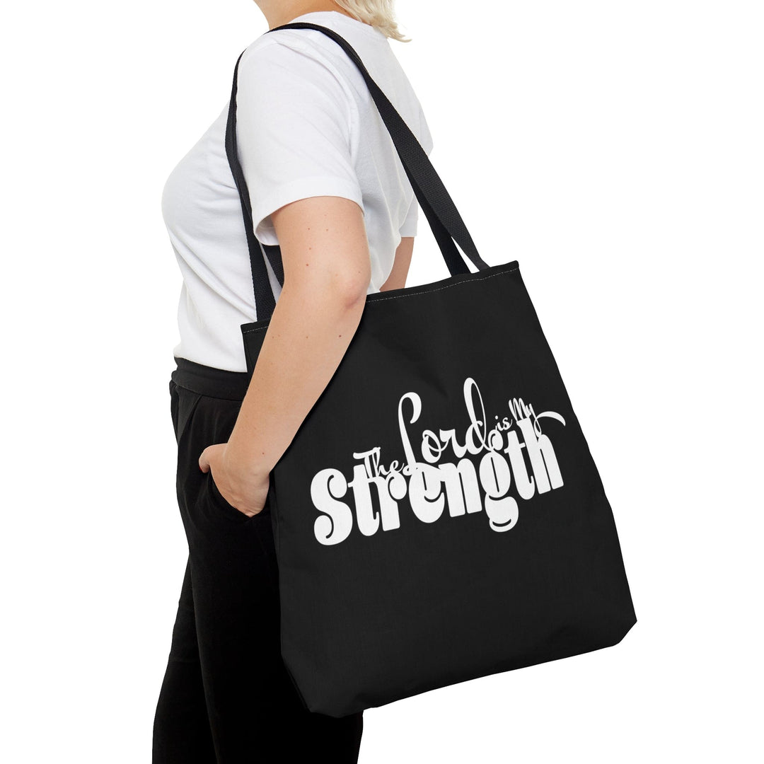 Canvas Tote Bag the Lord is my Strength Print - Bags | Canvas Tote Bags