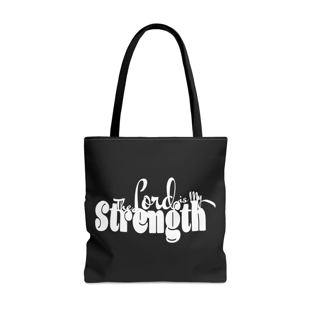 Canvas Tote Bag the Lord is my Strength Print - Bags | Canvas Tote Bags