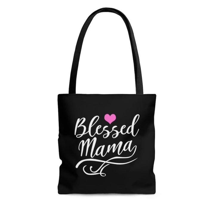 Canvas Tote Bags Blessed Mama Graphic Style Shoulder Bag - Bags | Canvas Tote