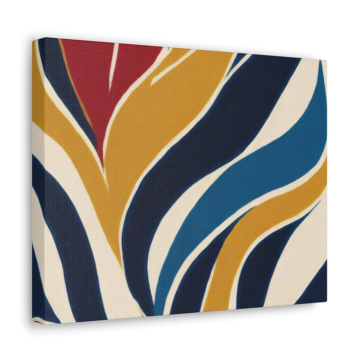 Canvas Wall Art Decor - Abstract Multicolor Swirl Line Pattern 78386