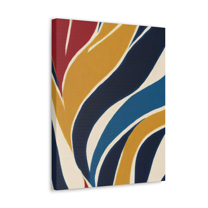 Canvas Wall Art Decor - Abstract Multicolor Swirl Line Pattern 78386