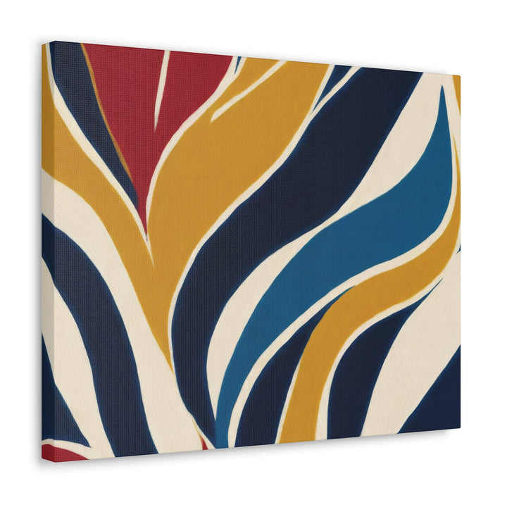 Canvas Wall Art Decor - Abstract Multicolor Swirl Line Pattern 78386