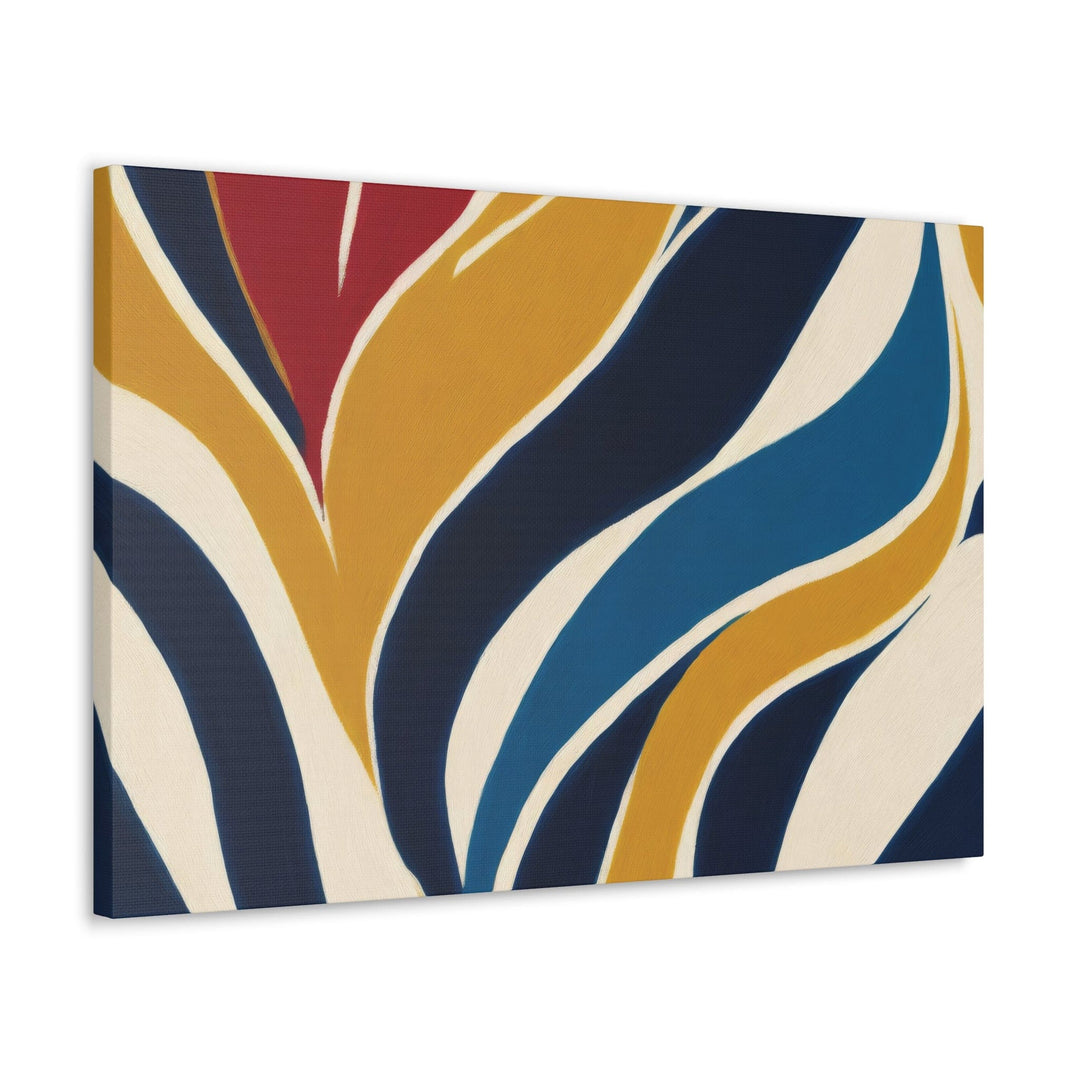 Canvas Wall Art Decor - Abstract Multicolor Swirl Line Pattern 78386