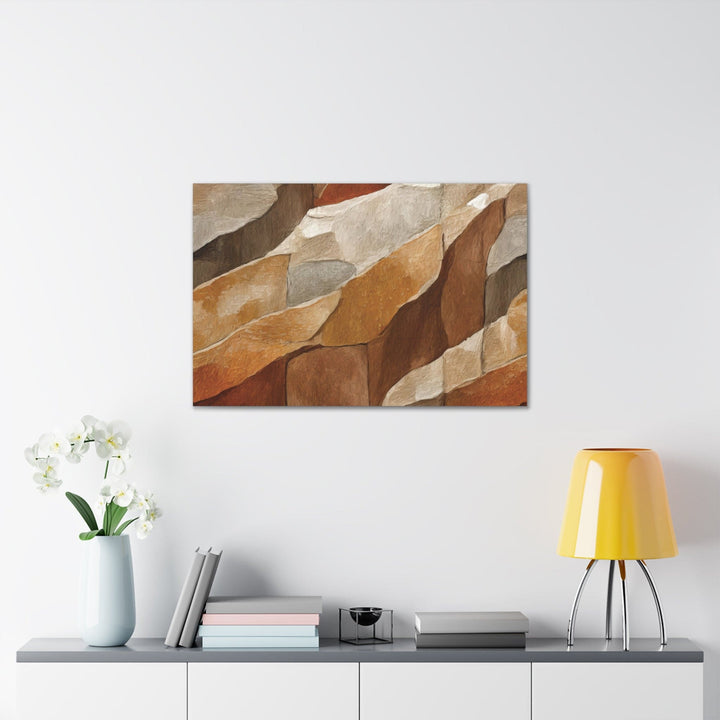 Canvas Wall Art Decor Abstract Stone Print - Decorative | Wall Art | Canvas