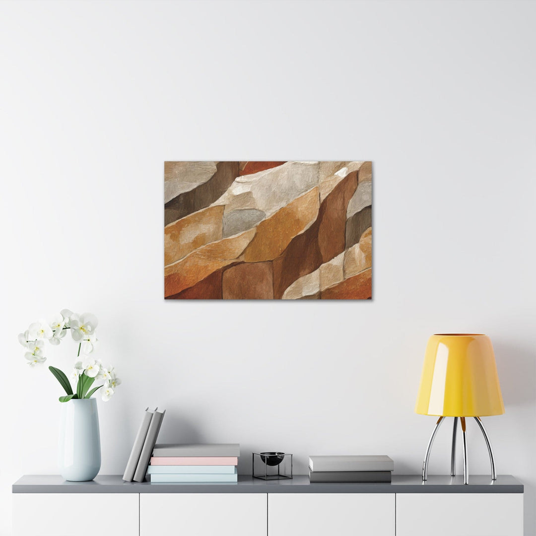 Canvas Wall Art Decor Abstract Stone Print - Decorative | Wall Art | Canvas