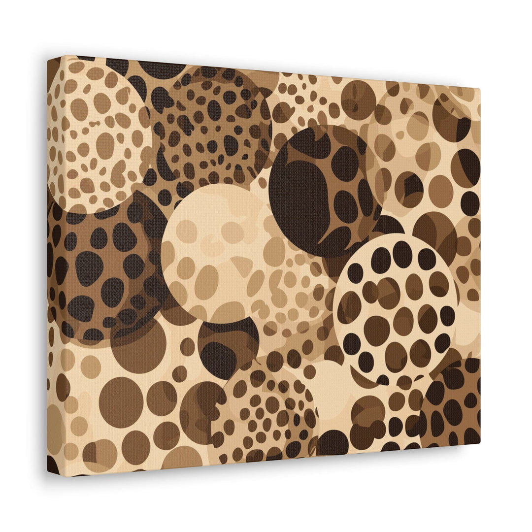 Canvas Wall Art Decor - Beige Brown Spotted Print - Decorative | Wall Art