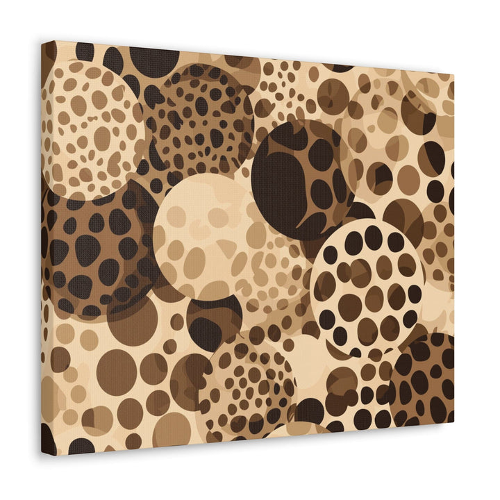 Canvas Wall Art Decor - Beige Brown Spotted Print - Decorative | Wall Art