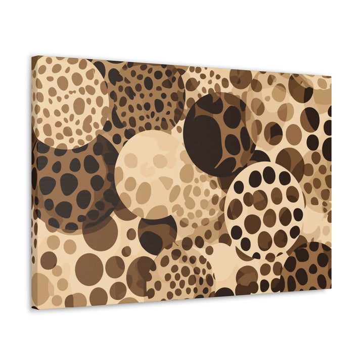 Canvas Wall Art Decor - Beige Brown Spotted Print - Decorative | Wall Art