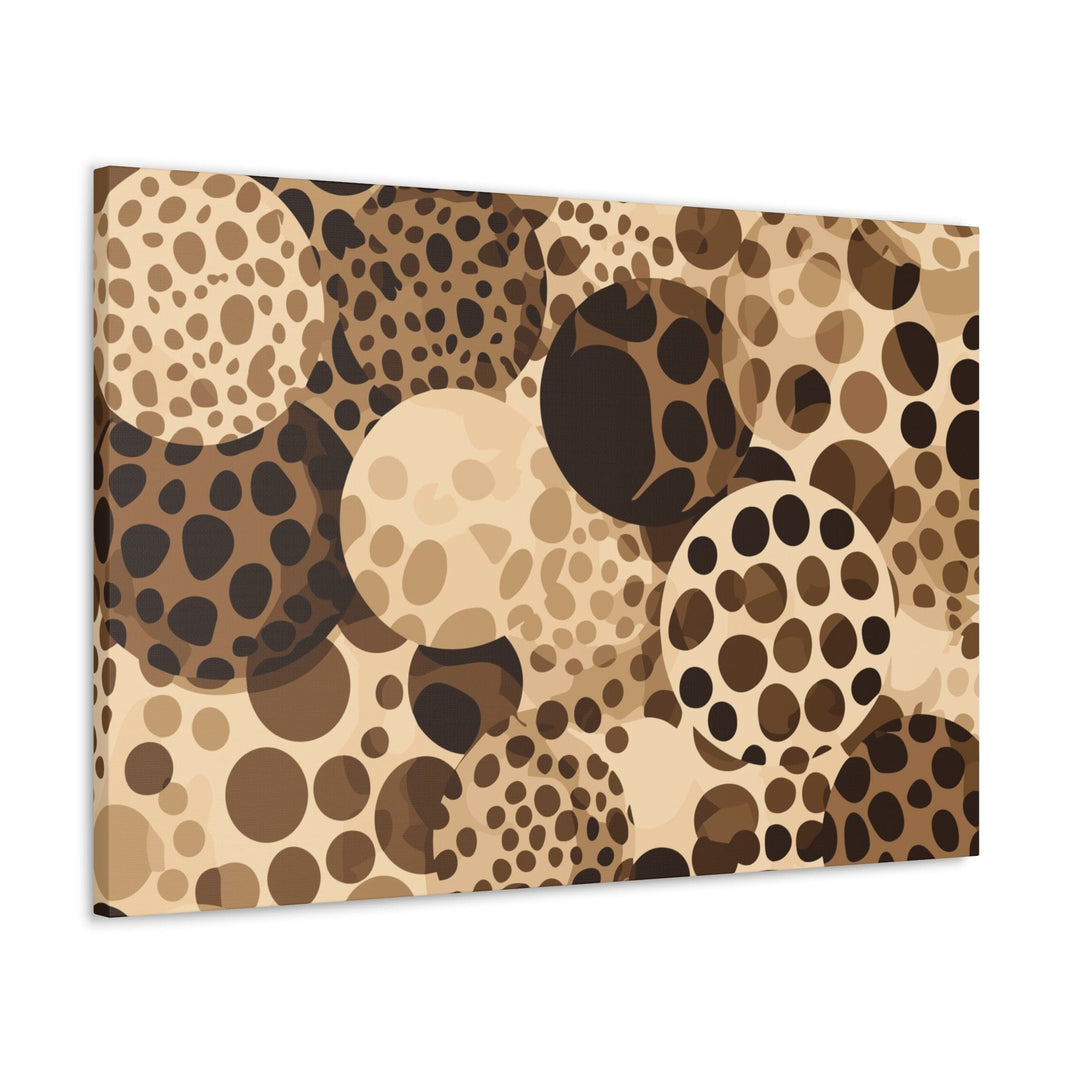 Canvas Wall Art Decor - Beige Brown Spotted Print - Decorative | Wall Art