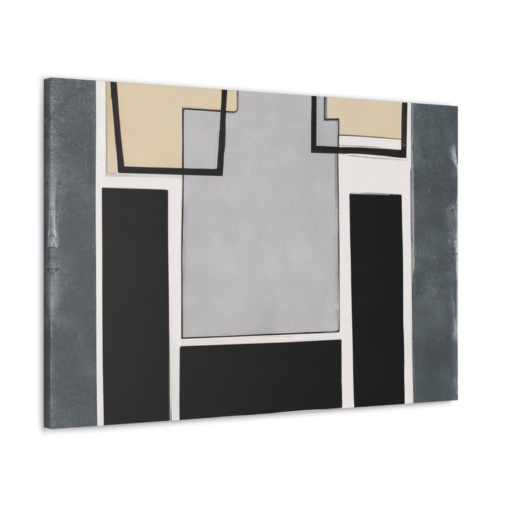 Canvas Wall Art Decor Black Grey Abstract Pattern - Decorative | Wall Art