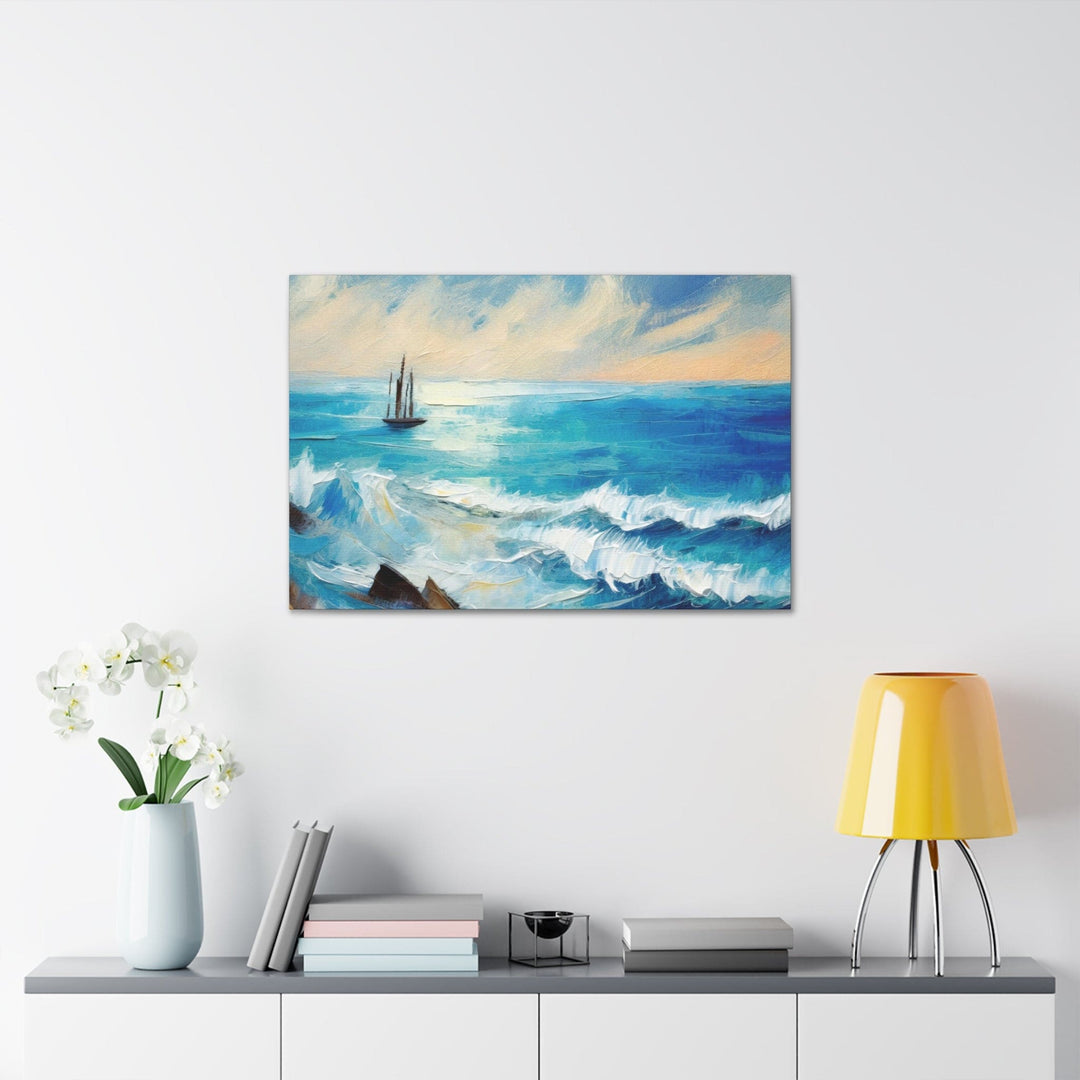 Canvas Wall Art Decor Blue Ocean Print - Decorative | Wall Art | Canvas Prints