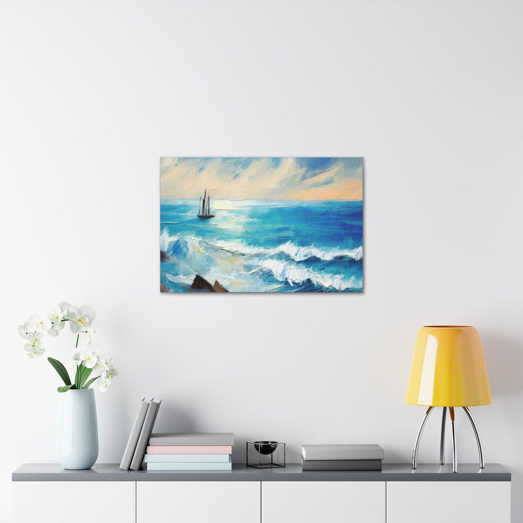 Canvas Wall Art Decor Blue Ocean Print - Decorative | Wall Art | Canvas Prints