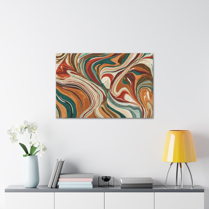 Canvas Wall Art Decor Boho Brown Marble Print - Decorative | Wall Art | Canvas