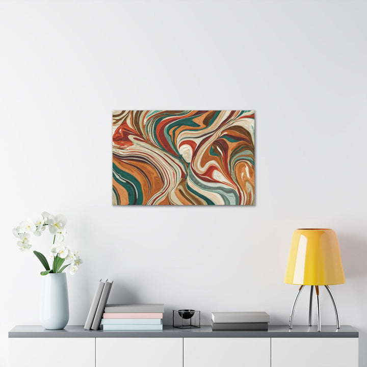 Canvas Wall Art Decor Boho Brown Marble Print - Decorative | Wall Art | Canvas