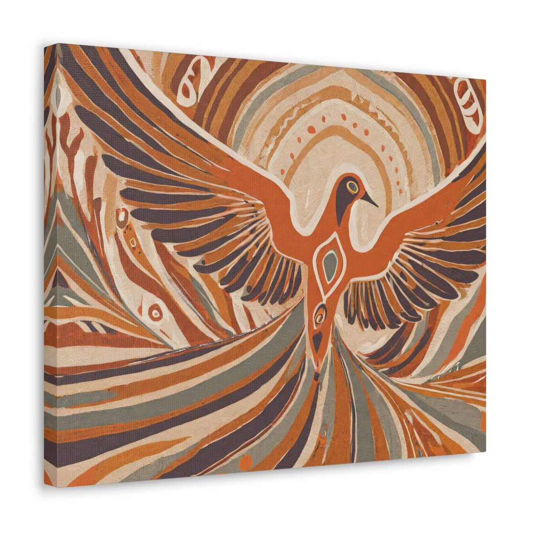 Canvas Wall Art Decor Dove Art Rust Brown - Decorative | Wall Art | Canvas