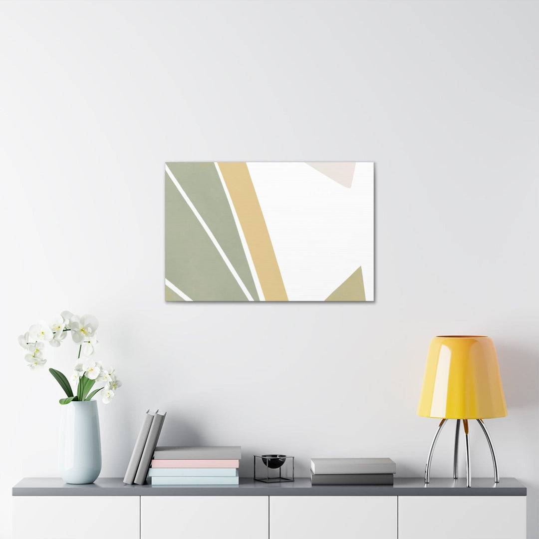 Canvas Wall Art Decor Green Abstract Geometric Pattern - Decorative | Wall Art