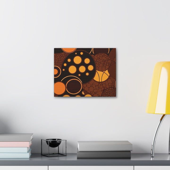 Canvas Wall Art Decor Orange Brown Spotted Print - Decorative | Wall Art