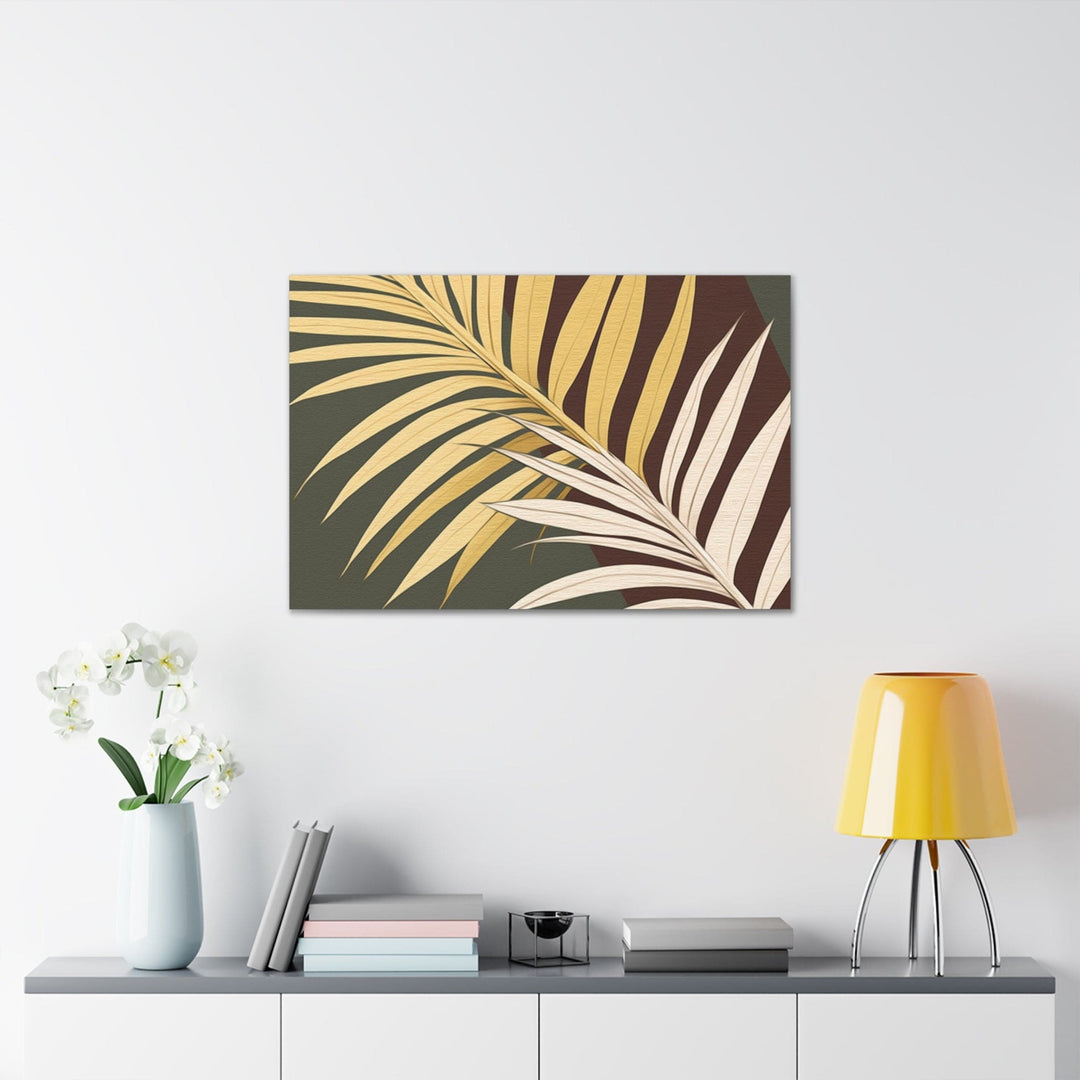 Canvas Wall Art Decor Palm Tree Leaves Pattern - Decorative | Wall Art | Canvas