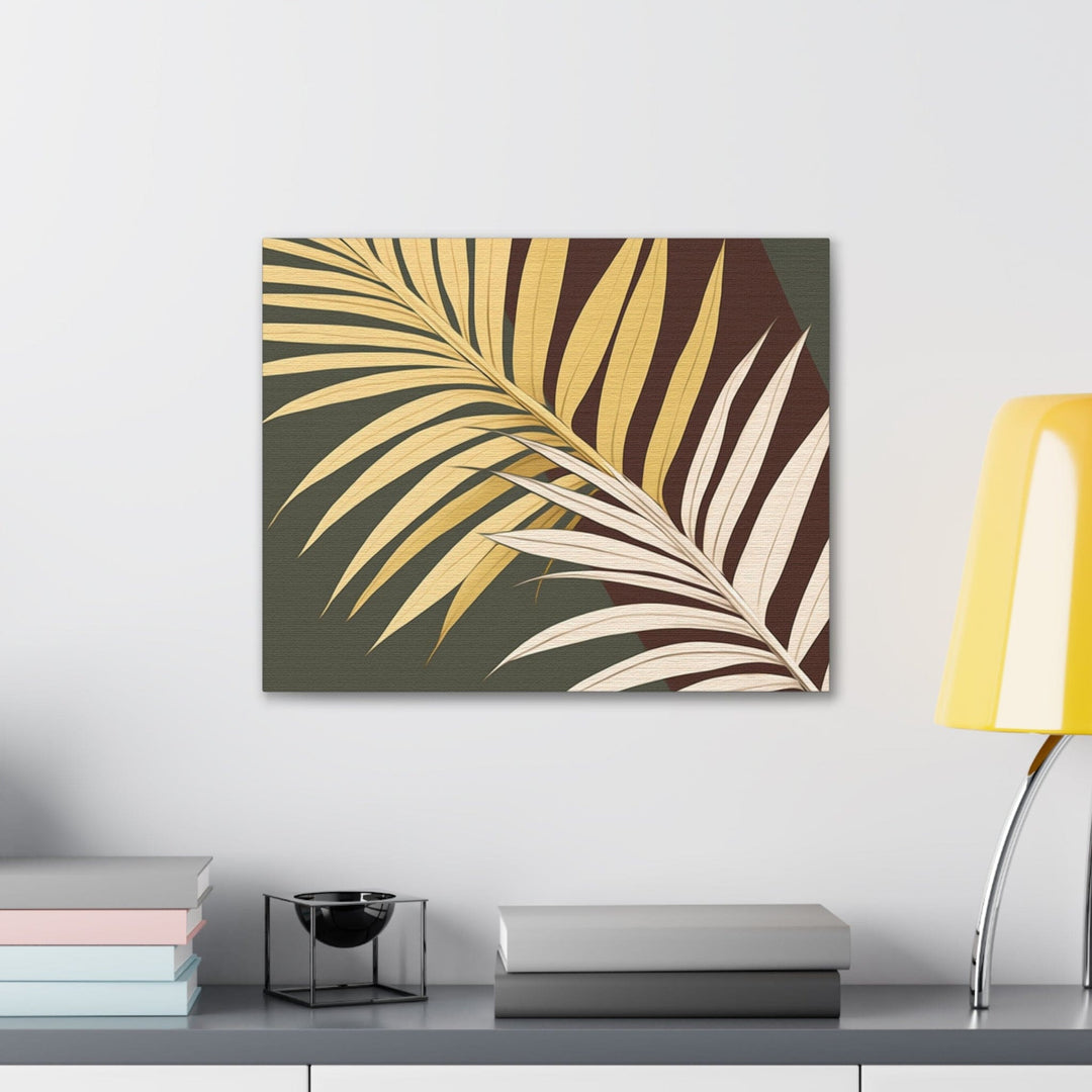 Canvas Wall Art Decor Palm Tree Leaves Pattern - Decorative | Wall Art | Canvas