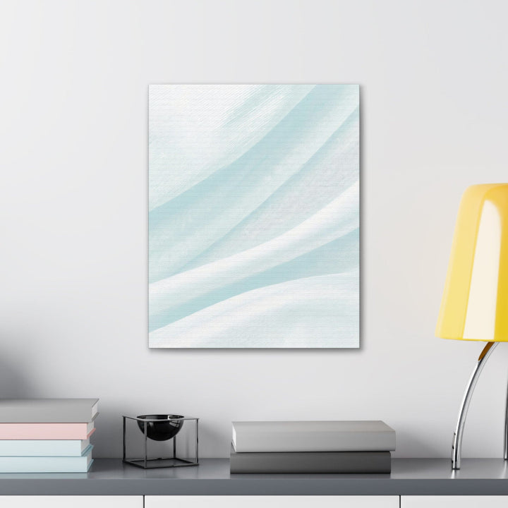 Canvas Wall Art Decor Pastel Blue Swirl - Decorative | Wall Art | Canvas Prints