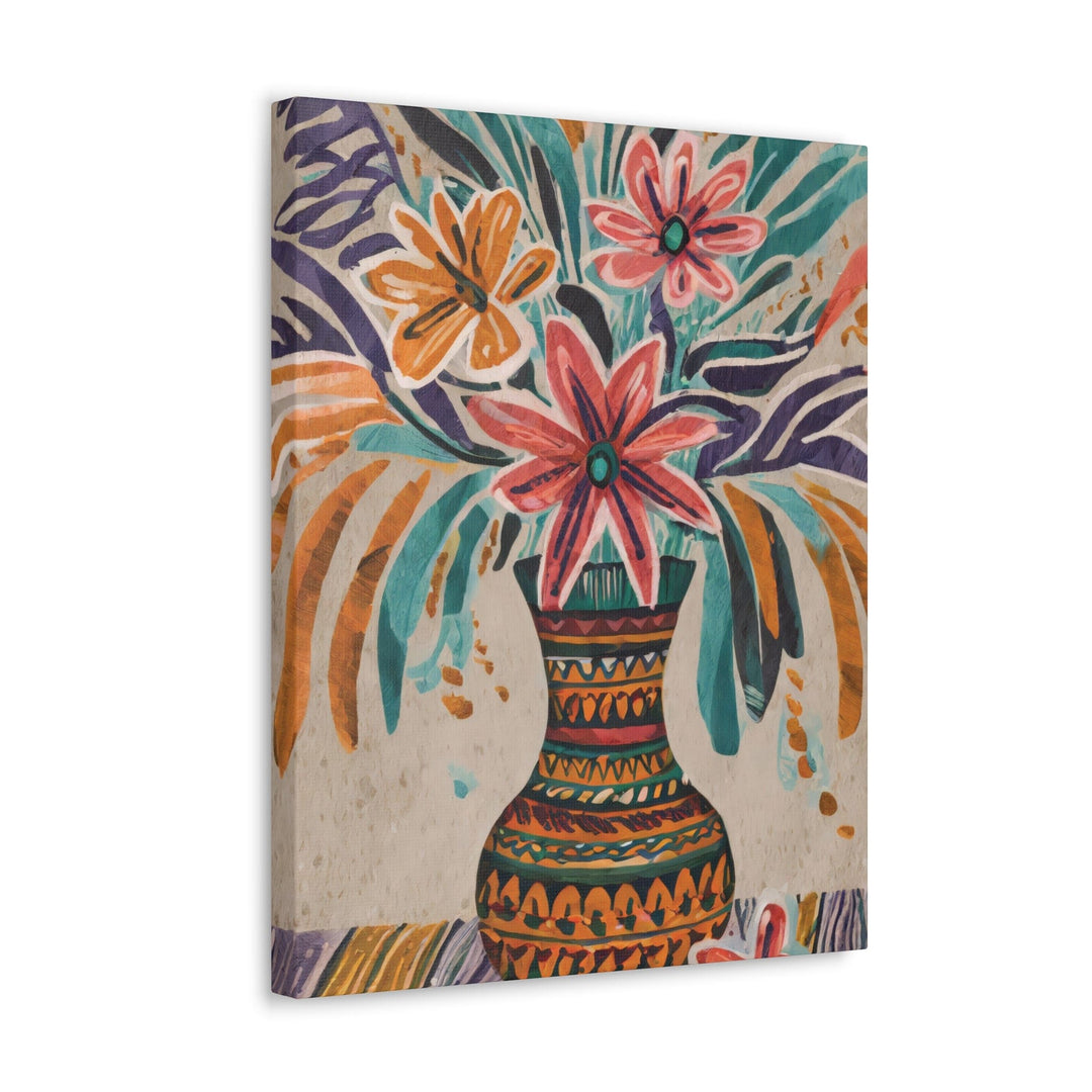 Canvas Wall Art Decor Pastel Floral Vase - Decorative | Wall Art | Canvas Prints