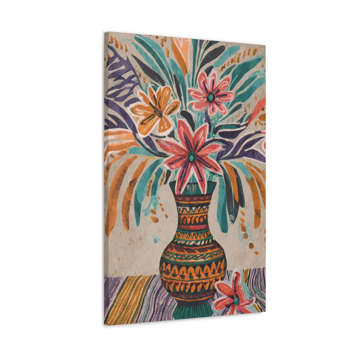 Canvas Wall Art Decor Pastel Floral Vase - Decorative | Wall Art | Canvas Prints