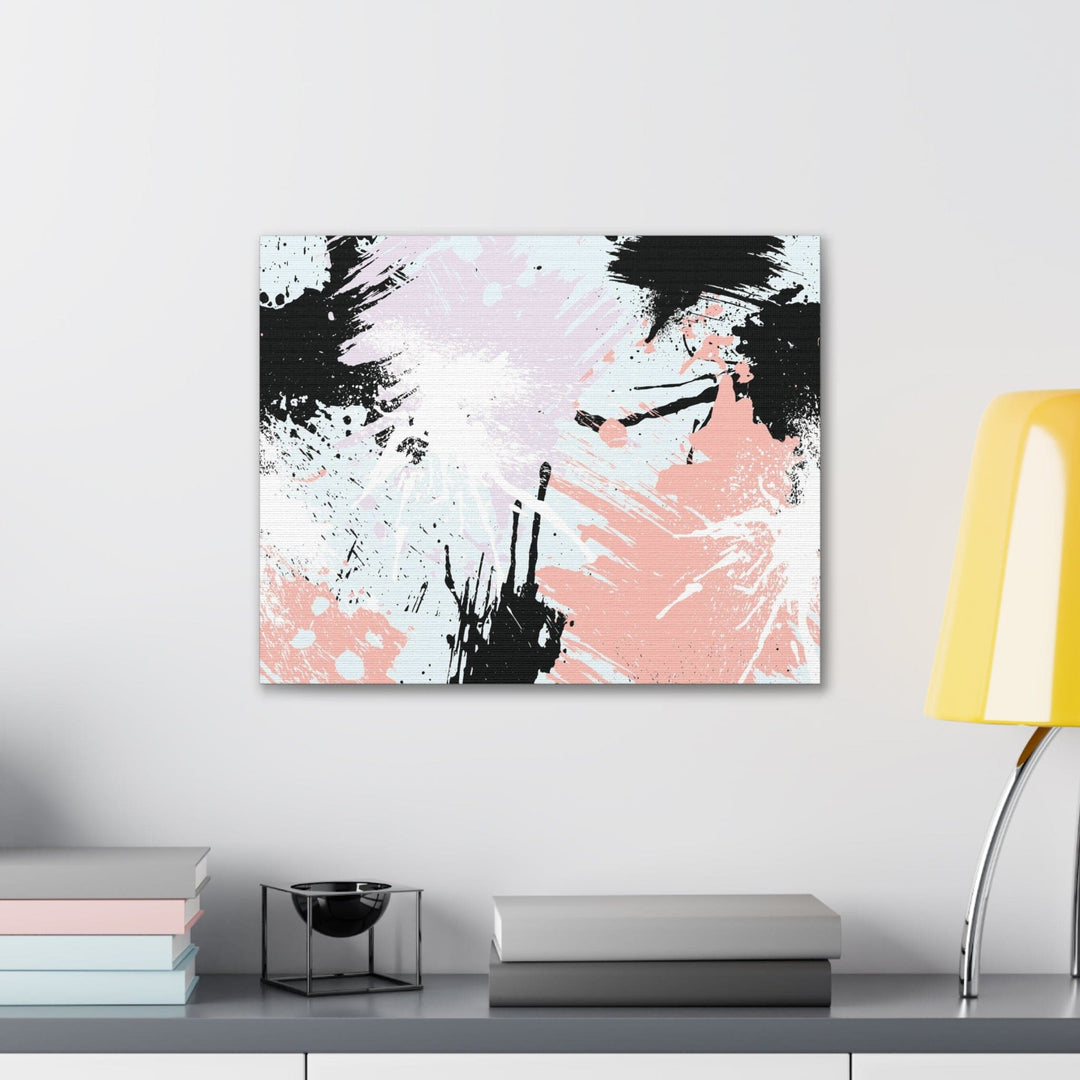 Canvas Wall Art Decor Pink Black Abstract Print - Decorative | Wall Art