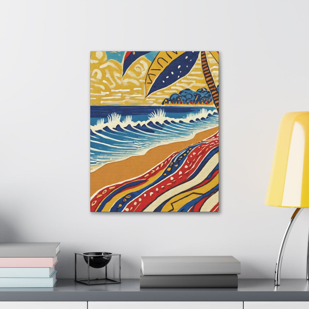 Canvas Wall Art Decor - Pop Color Beach - Decorative/Wall Art/Canvas Prints
