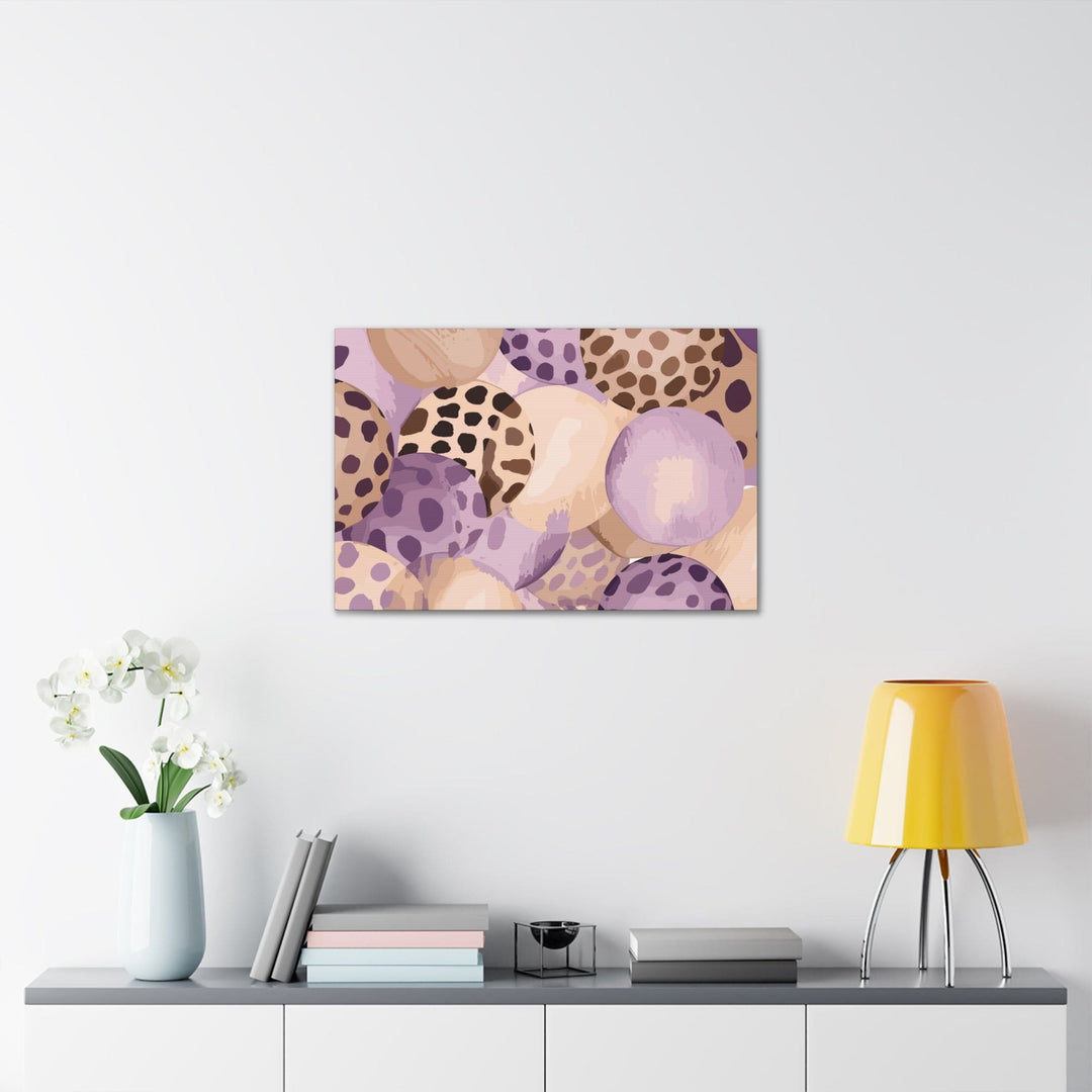 Canvas Wall Art Decor Purple Lavender Spotted Print - Decorative | Wall Art