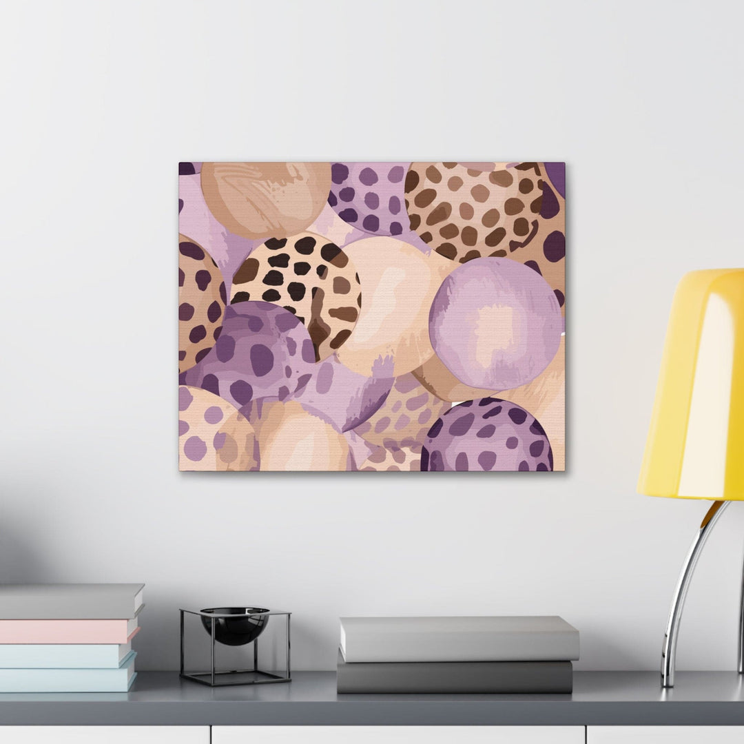 Canvas Wall Art Decor Purple Lavender Spotted Print - Decorative | Wall Art