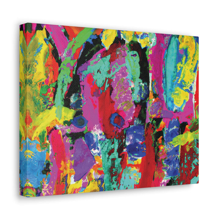 Canvas Wall Art Decor - Red Multicolor Abstract Print - Decorative/Wall