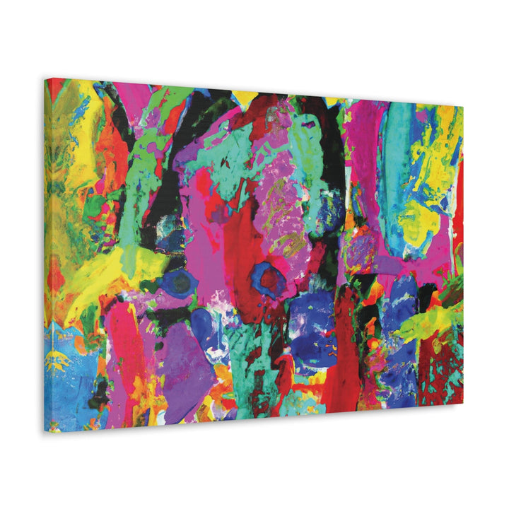 Canvas Wall Art Decor - Red Multicolor Abstract Print - Decorative/Wall