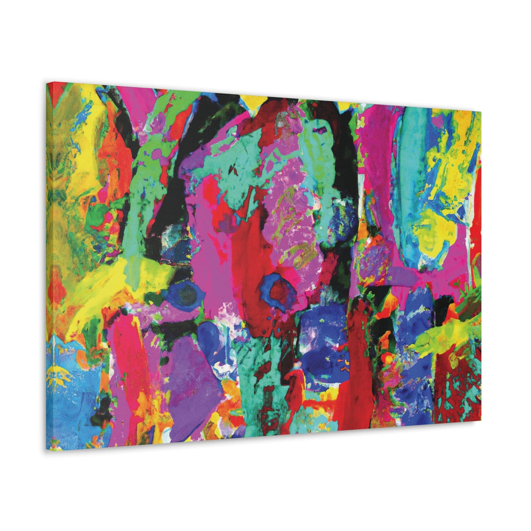 Canvas Wall Art Decor - Red Multicolor Abstract Print - Decorative/Wall