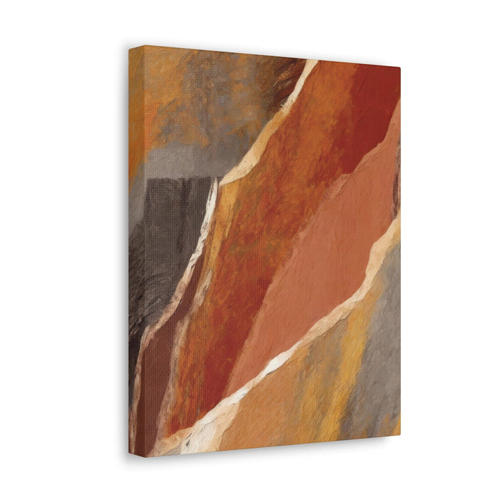 Canvas Wall Art Decor Rustic Brown Stone Print - Decorative | Wall Art | Canvas