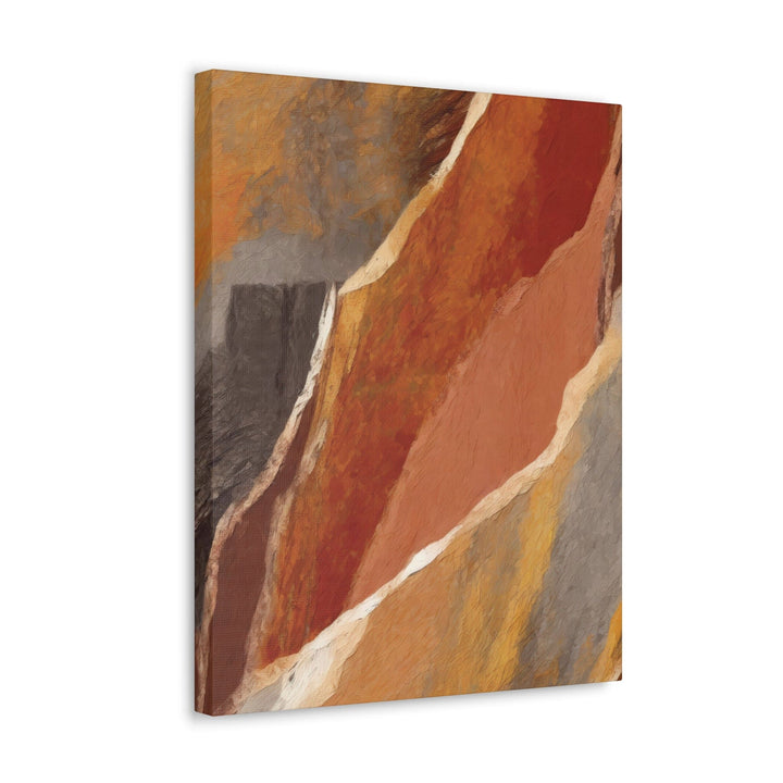 Canvas Wall Art Decor Rustic Brown Stone Print - Decorative | Wall Art | Canvas