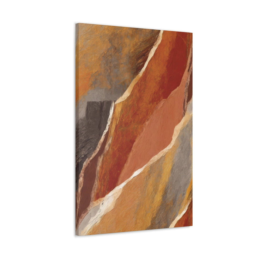 Canvas Wall Art Decor Rustic Brown Stone Print - Decorative | Wall Art | Canvas