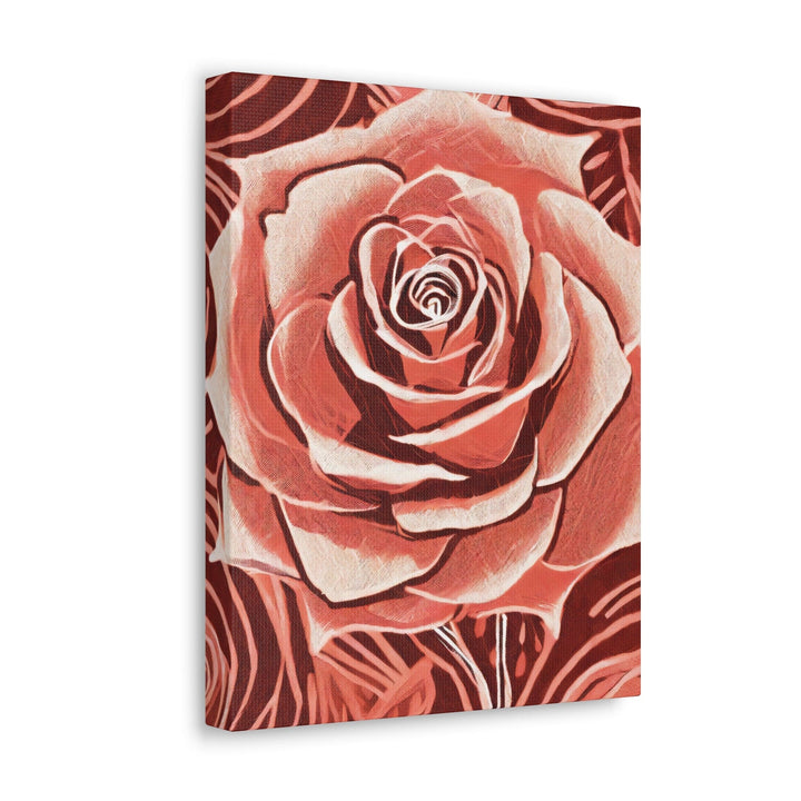 Canvas Wall Art Decor Rustic Pink Rose - Decorative | Wall Art | Canvas Prints