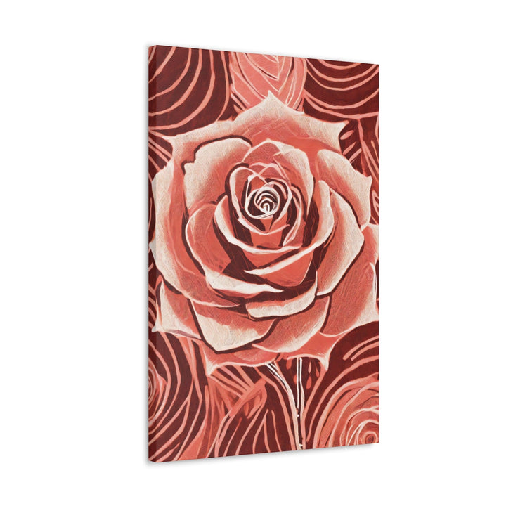 Canvas Wall Art Decor Rustic Pink Rose - Decorative | Wall Art | Canvas Prints