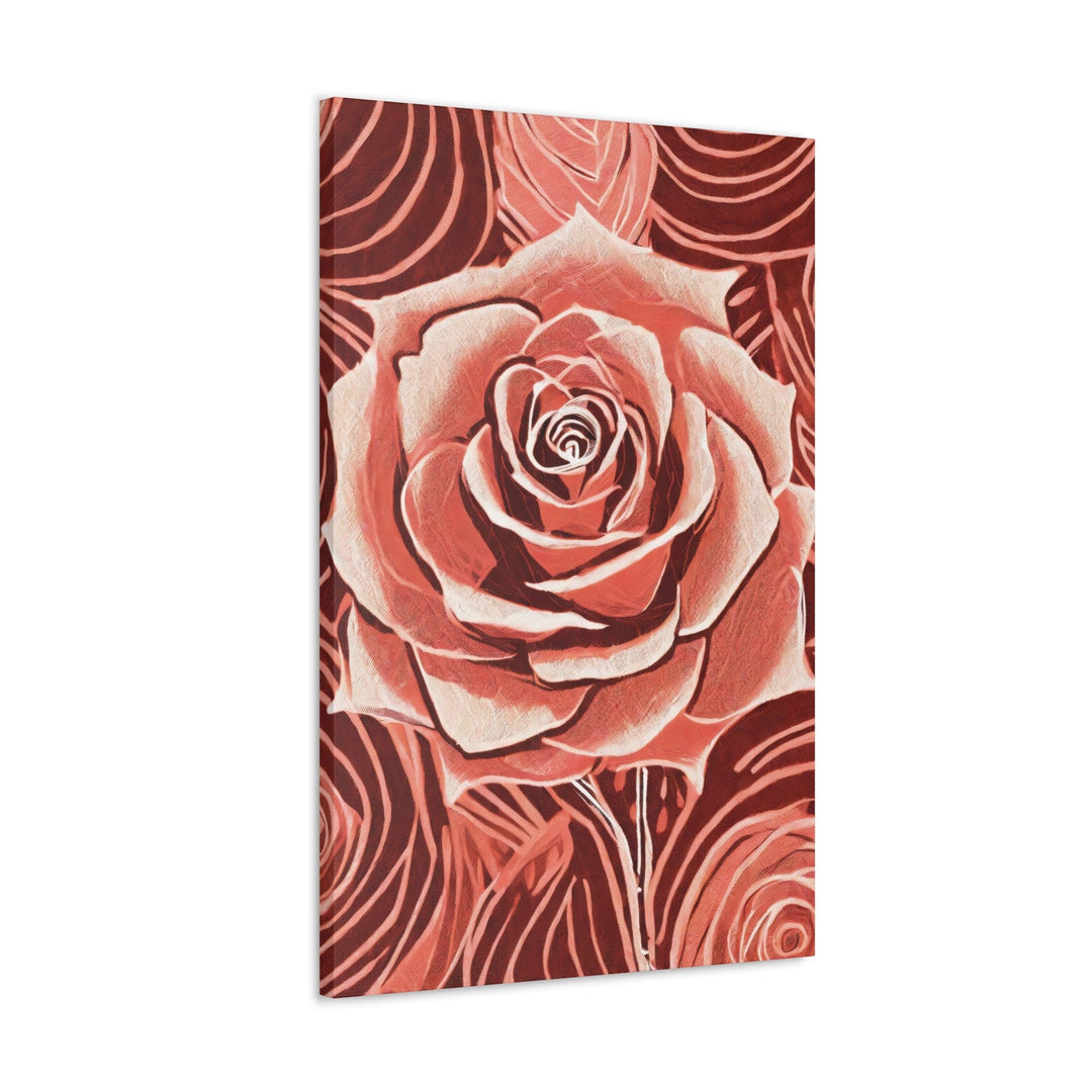 Canvas Wall Art Decor Rustic Pink Rose - Decorative | Wall Art | Canvas Prints