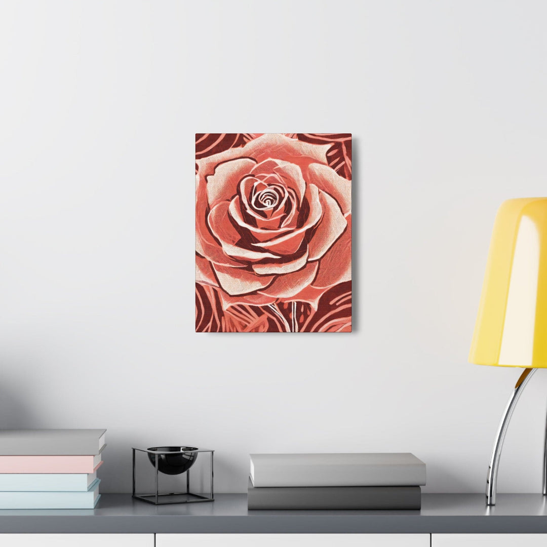 Canvas Wall Art Decor Rustic Pink Rose - Decorative | Wall Art | Canvas Prints