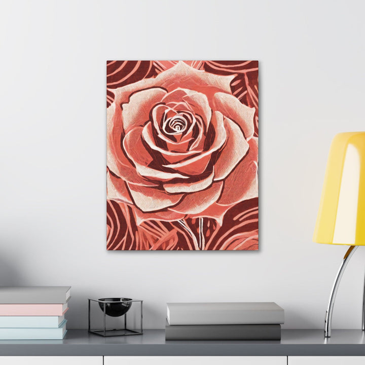 Canvas Wall Art Decor Rustic Pink Rose - Decorative | Wall Art | Canvas Prints