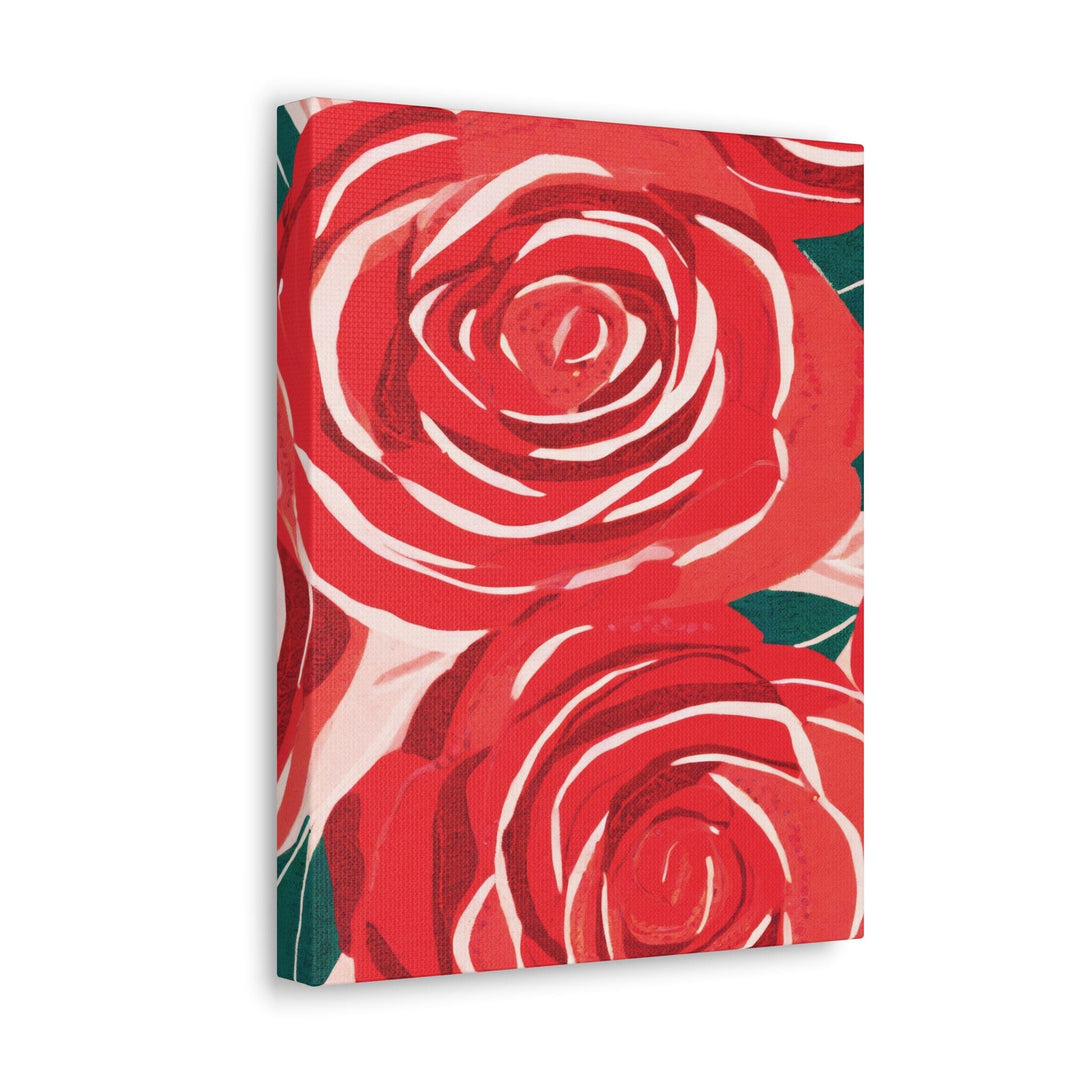 Canvas Wall Art Decor - Rustic Red Roses - Decorative | Wall Art | Canvas Prints