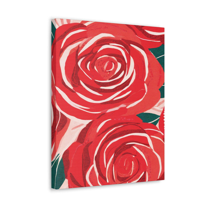 Canvas Wall Art Decor - Rustic Red Roses - Decorative | Wall Art | Canvas Prints