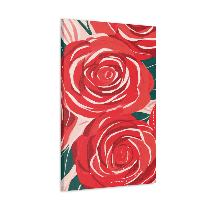 Canvas Wall Art Decor - Rustic Red Roses - Decorative | Wall Art | Canvas Prints