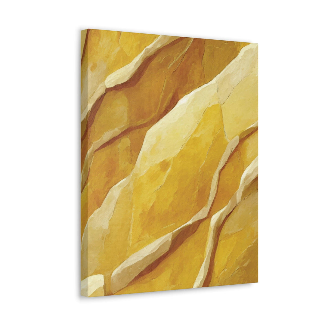 Canvas Wall Art Decor Rustic Yellow Stone Print - Decorative | Wall Art