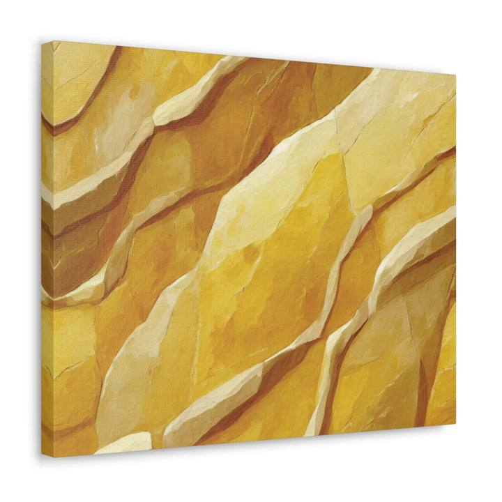 Canvas Wall Art Decor Rustic Yellow Stone Print - Decorative | Wall Art