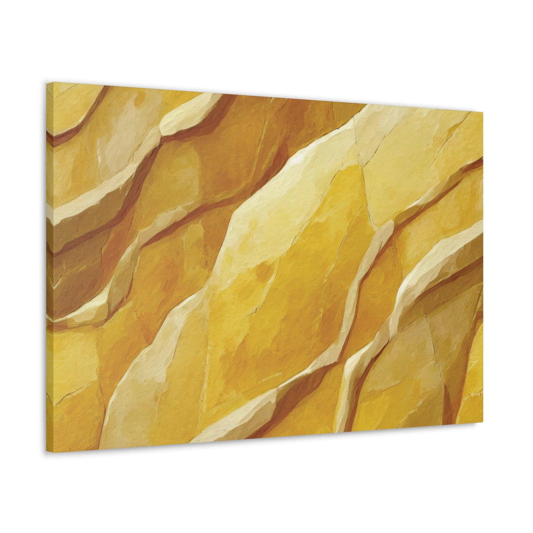 Canvas Wall Art Decor Rustic Yellow Stone Print - Decorative | Wall Art