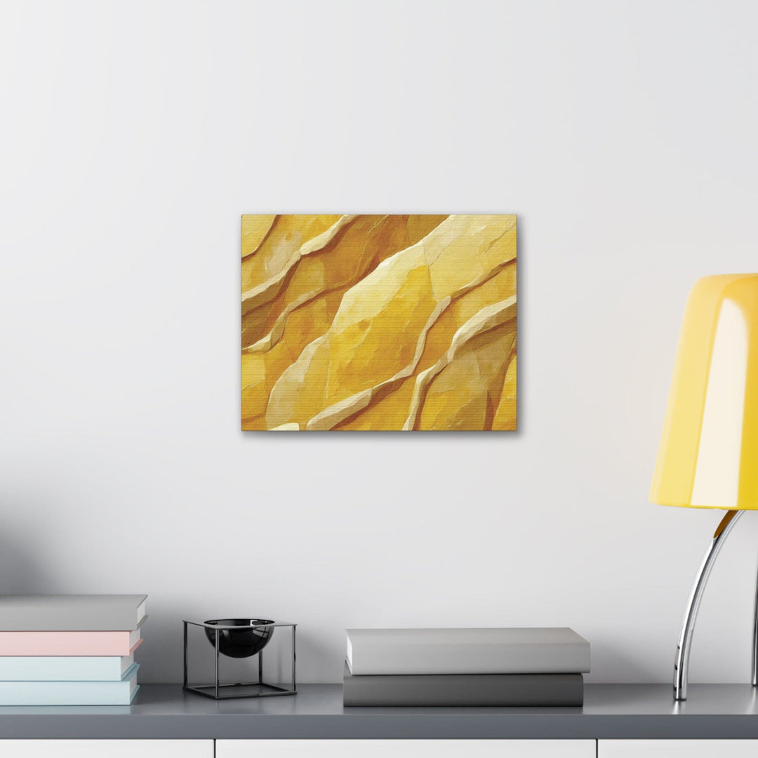 Canvas Wall Art Decor Rustic Yellow Stone Print - Decorative | Wall Art