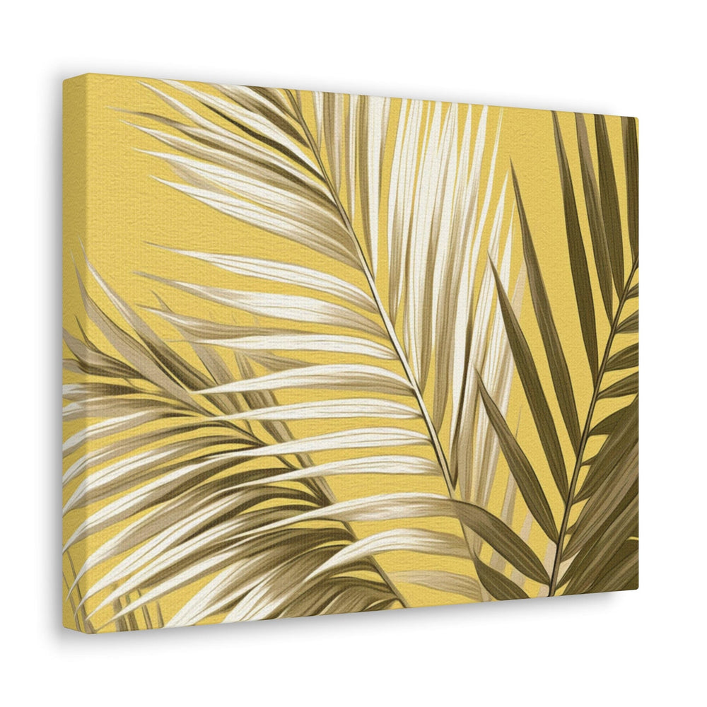 Canvas Wall Art Decor White Brown Palm Leaves - Decorative | Wall Art | Canvas